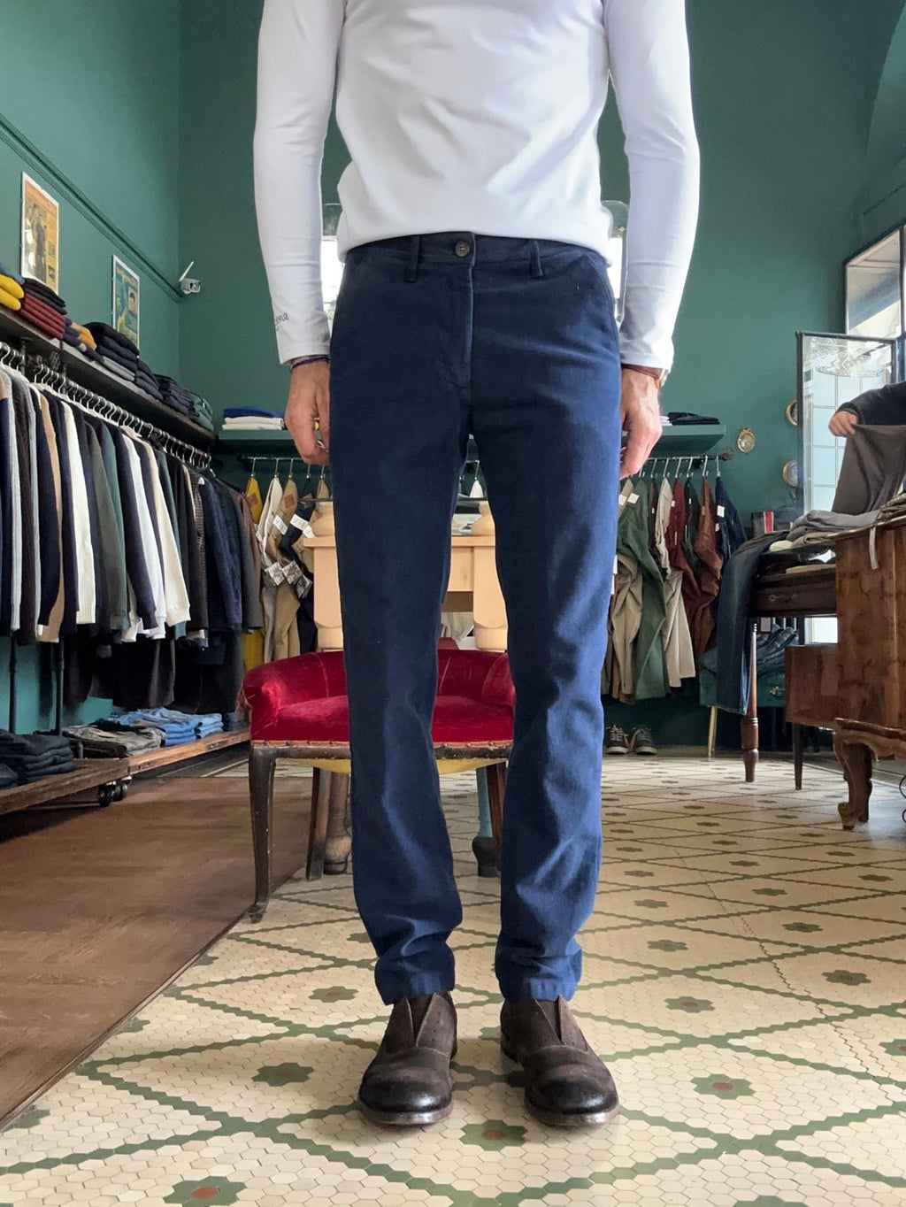 Pantalone Vienna in fustagno