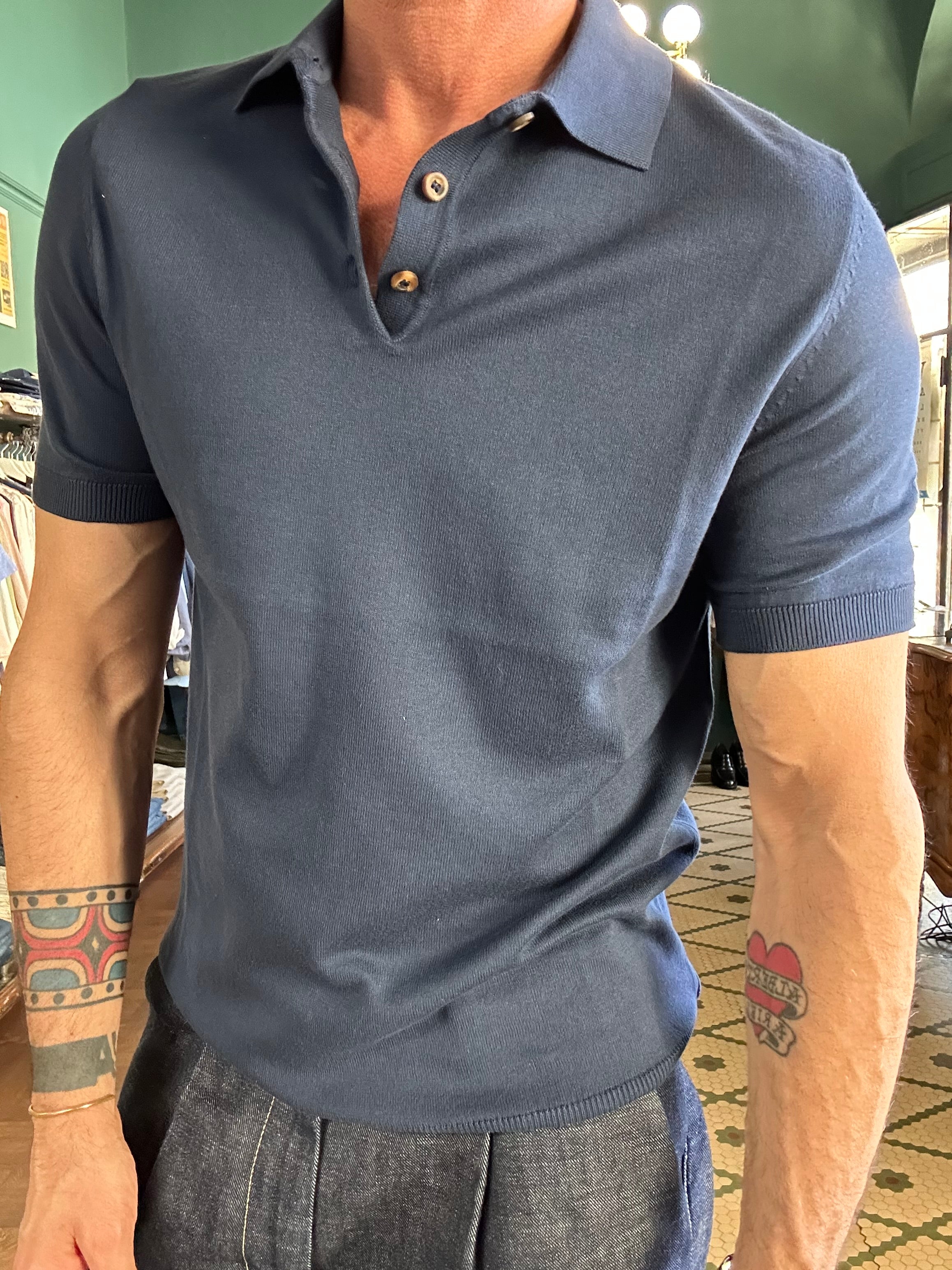 Polo 100% maglina di cotone made in italy