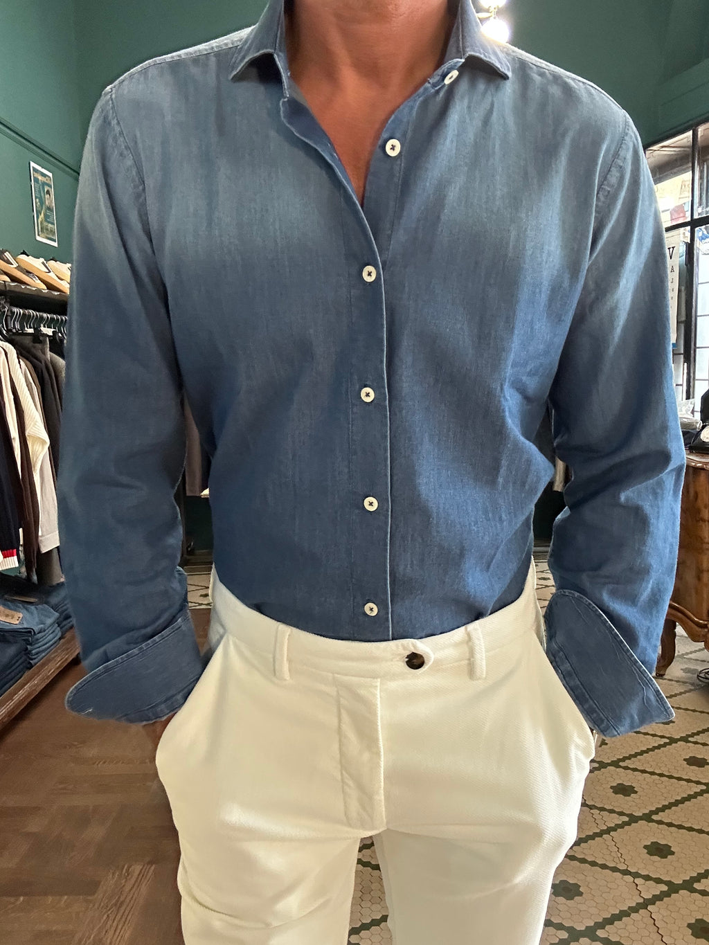 Camicia chambray