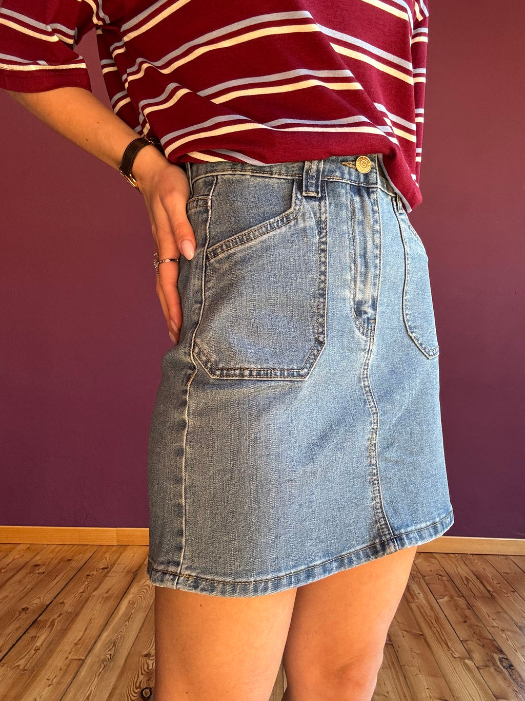 Minigonna in jeans
