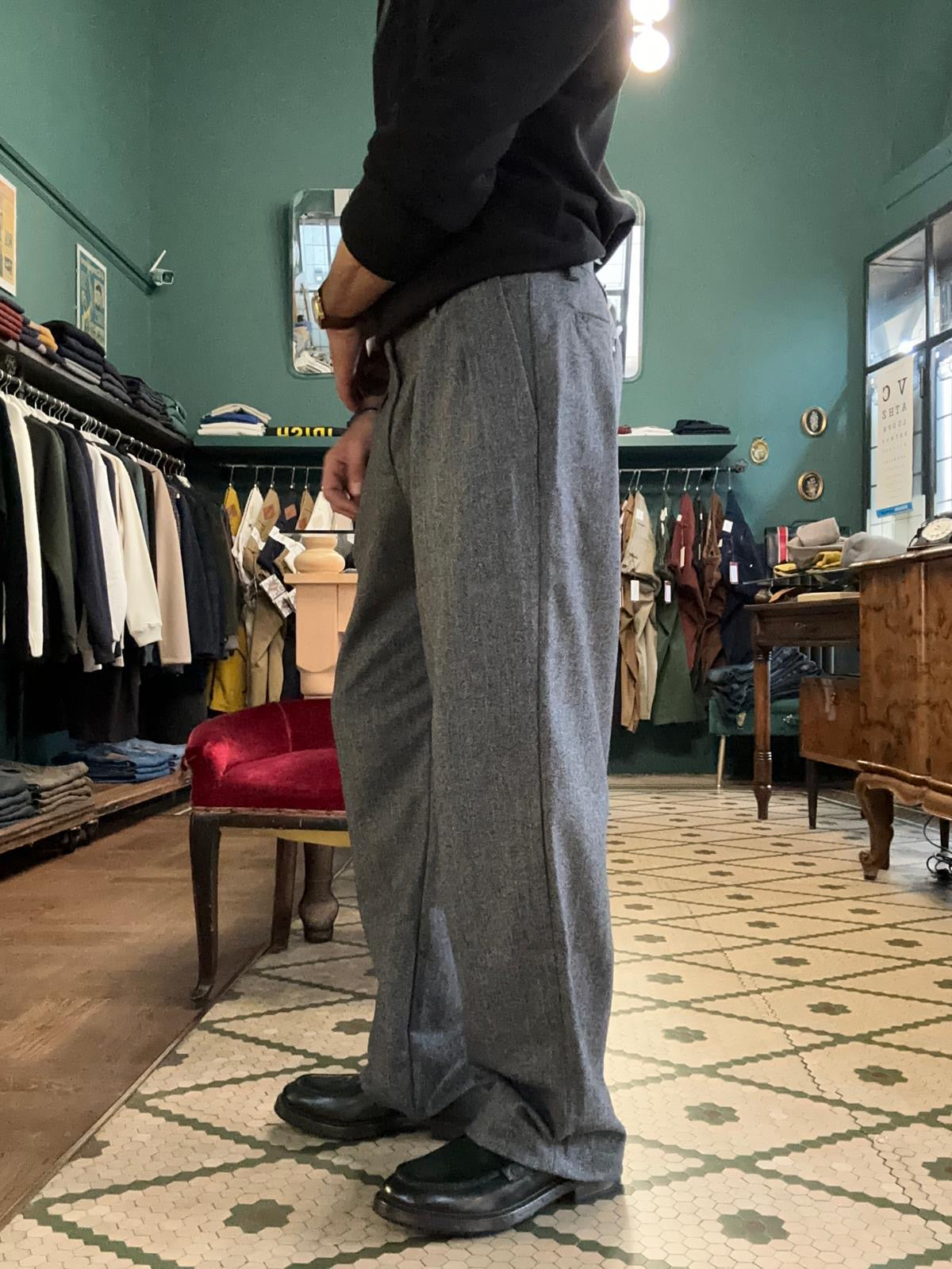 Yan Simmon Pantaloni Vardar in lana