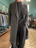 Cappotto doppiopetto oversize grigio