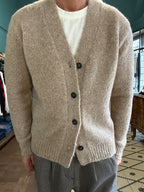 Cardigan misto lana e alpaca