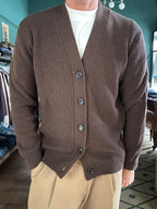 Cardigan costa inglese 80% lana