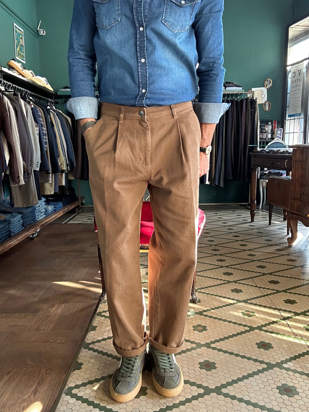 Pantalone Delamere chino fit