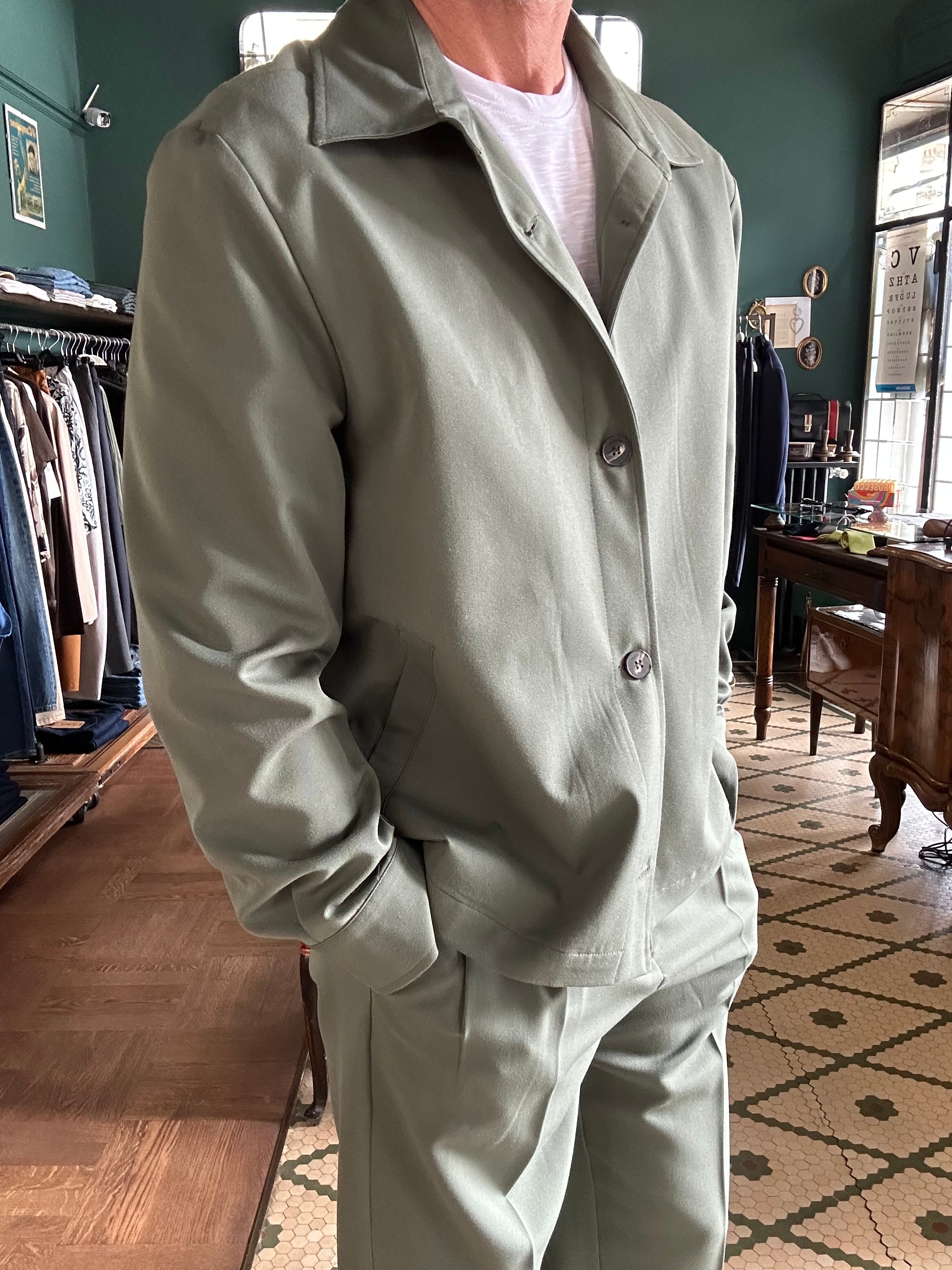 Giubbino collo camicia