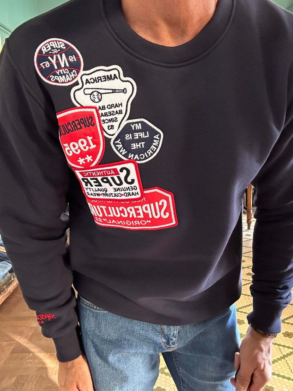 Felpa supermotor patch