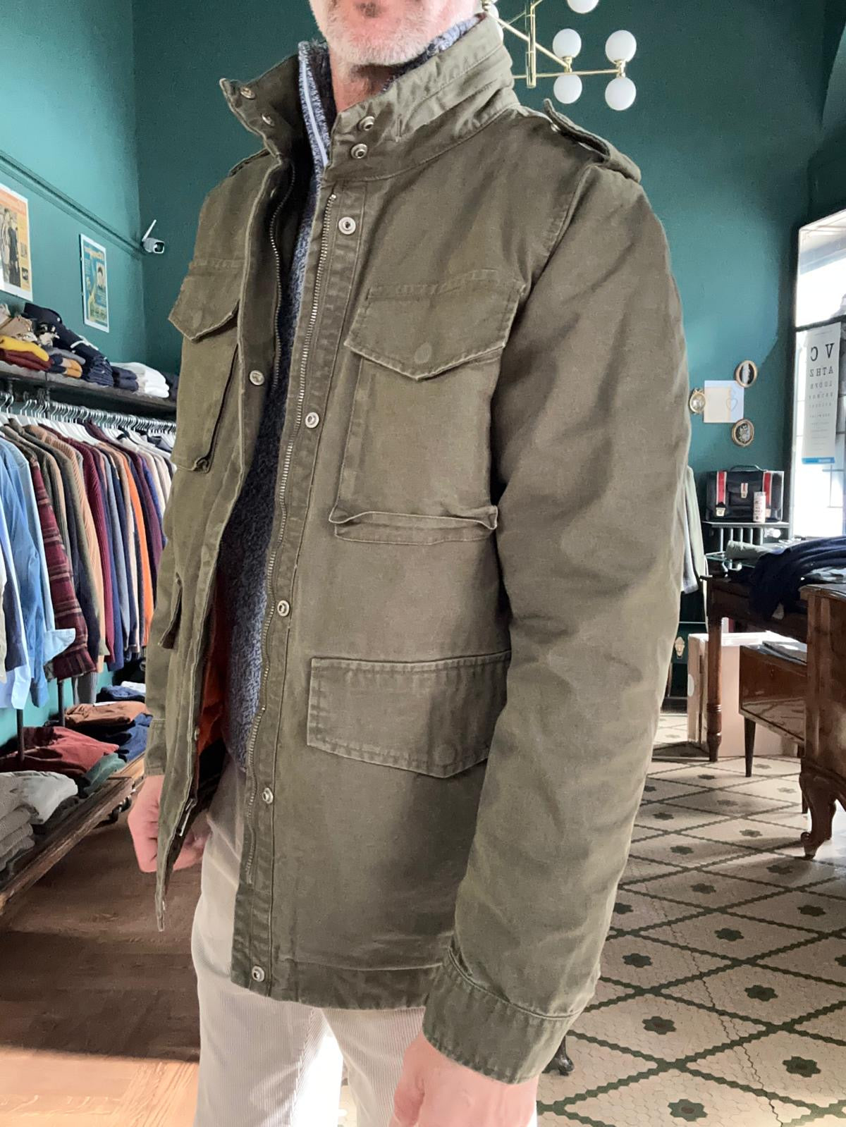 Field jacket con imbottitura  rimovibile