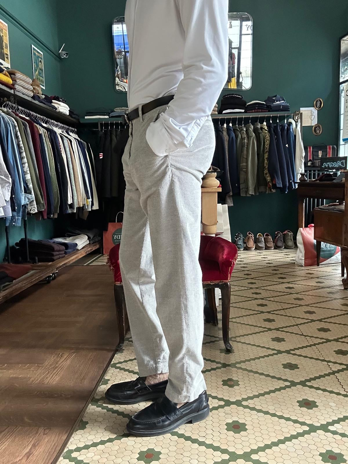 Pantalone chino velluto coste