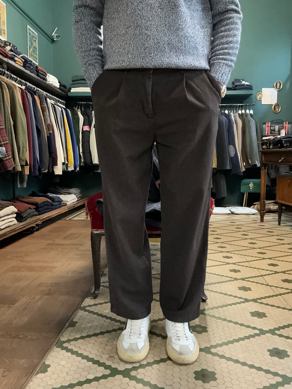 Pantalone chino pence stile Japan