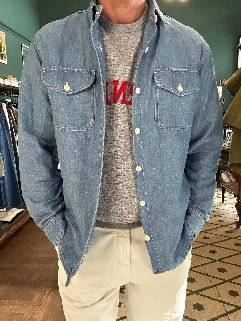 Camicia Chesapeak’s chambray