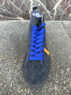 Panchic alte in suede cobalto e blu elettrico