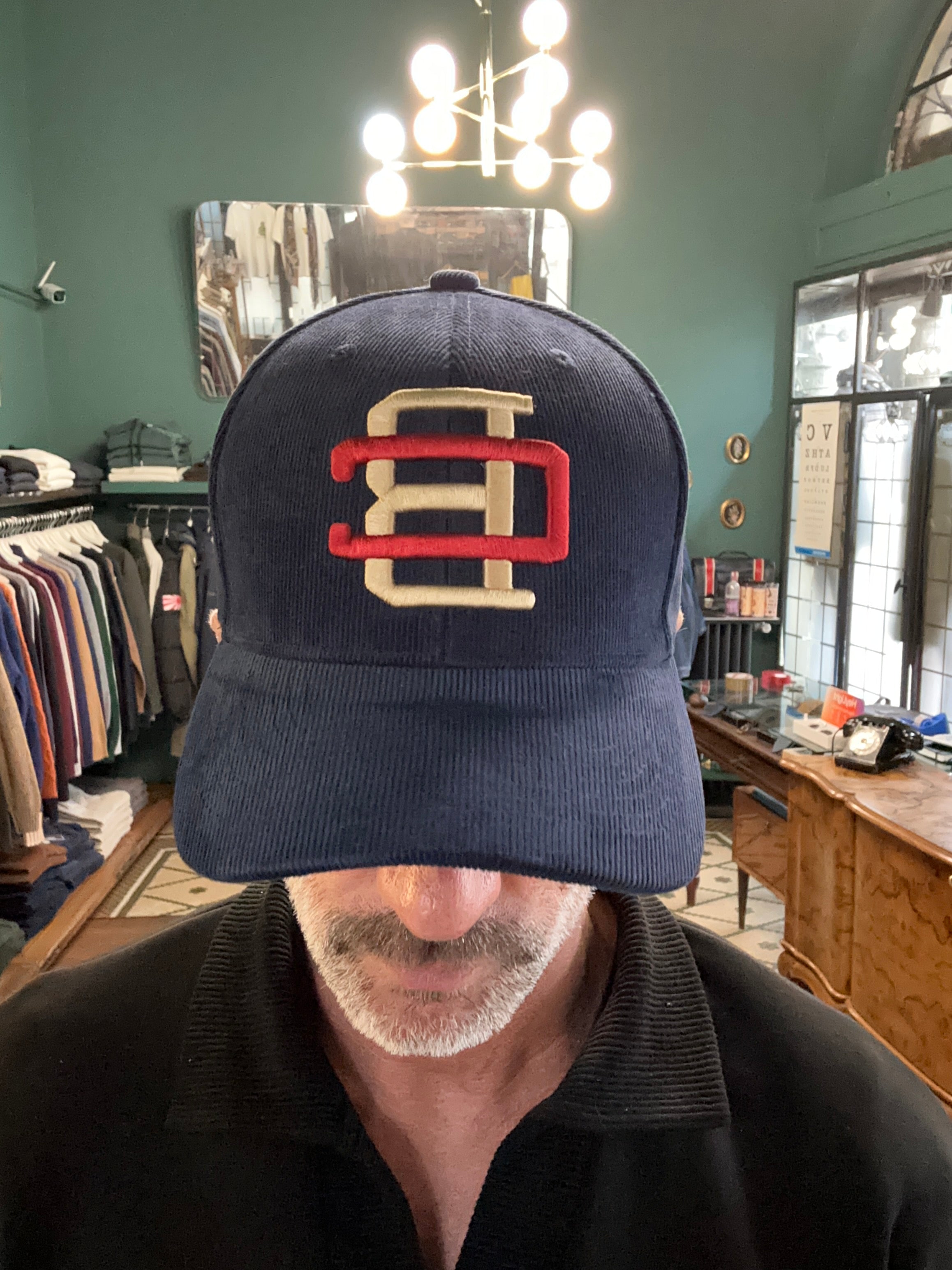 Berretto Chesapeak’s in velluto blu