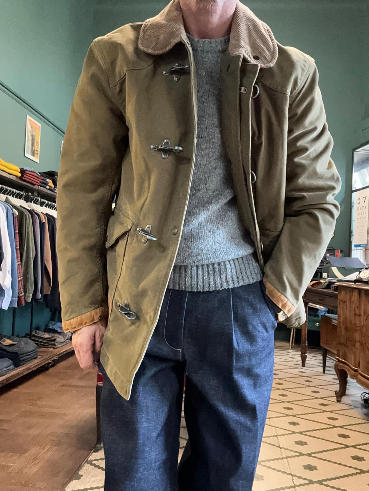 Chesapeake’s giubbotto fireman jungle verde khaki