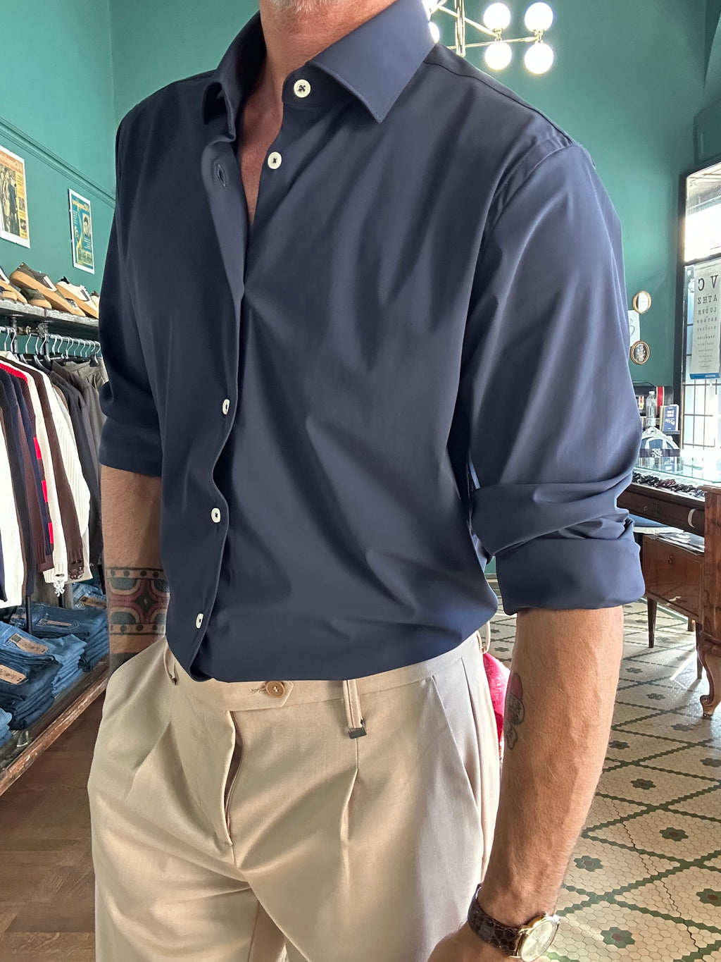 Camicia Sam no-stiro