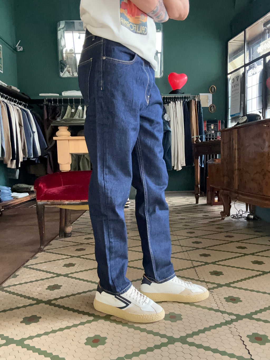 Jeans Yellowstone cropped fit