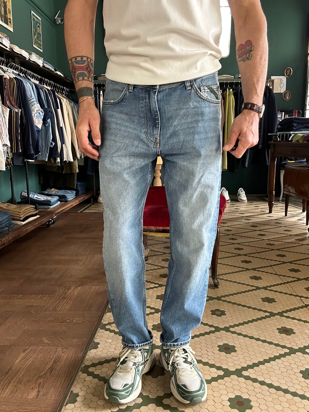 Yellowstone cropped fit jeans