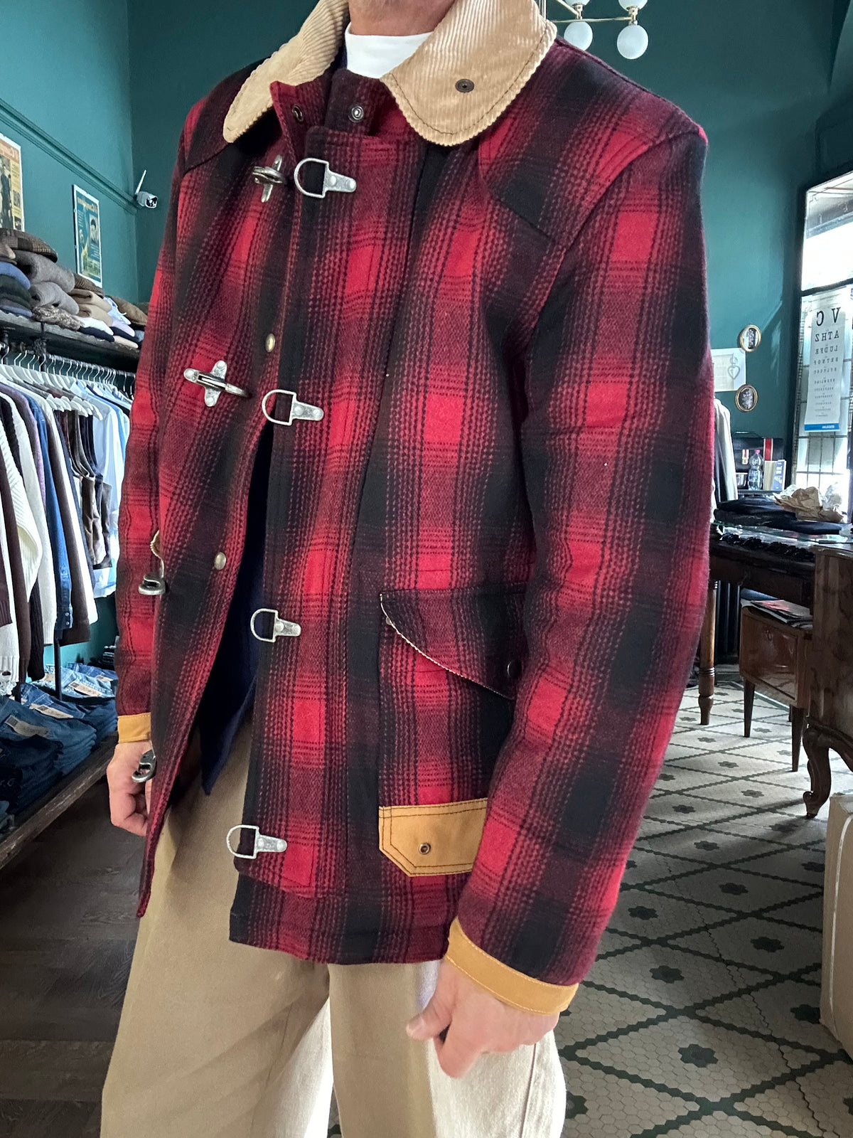 Giubbotto Chesapeak’s fireman jet bedford wool