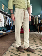 Pantalaccio 100% lino regular fit Made in Italy