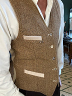 Gilet Garry’s Earth 100%lana herrynbone