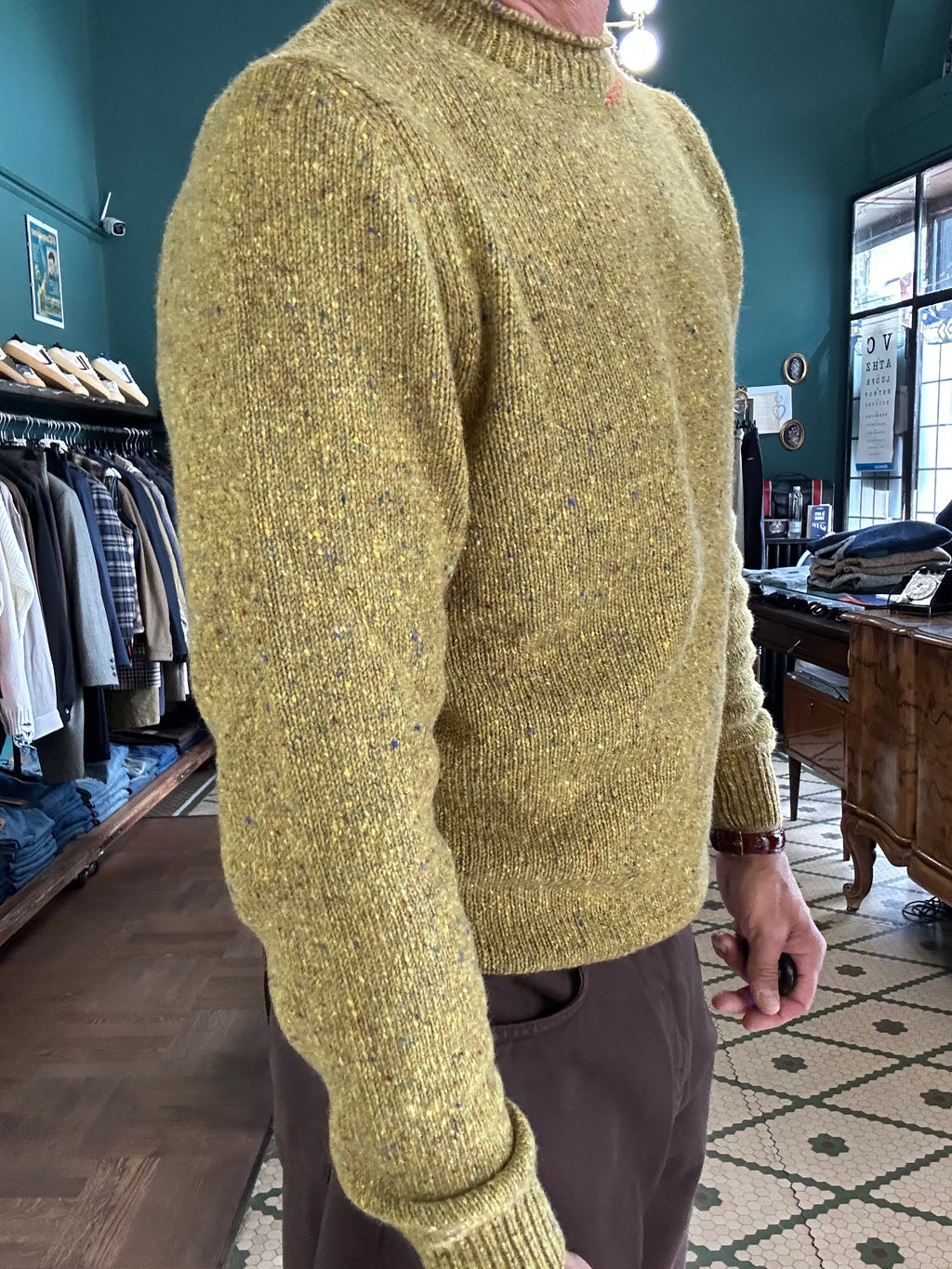 Maglione Koon misto lana puntinato