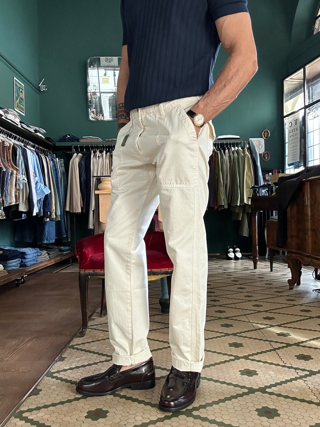 Pantalone Chesapeack’s fatigue graves