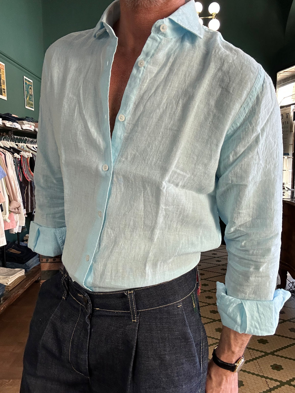 Adam 100% linen shirt