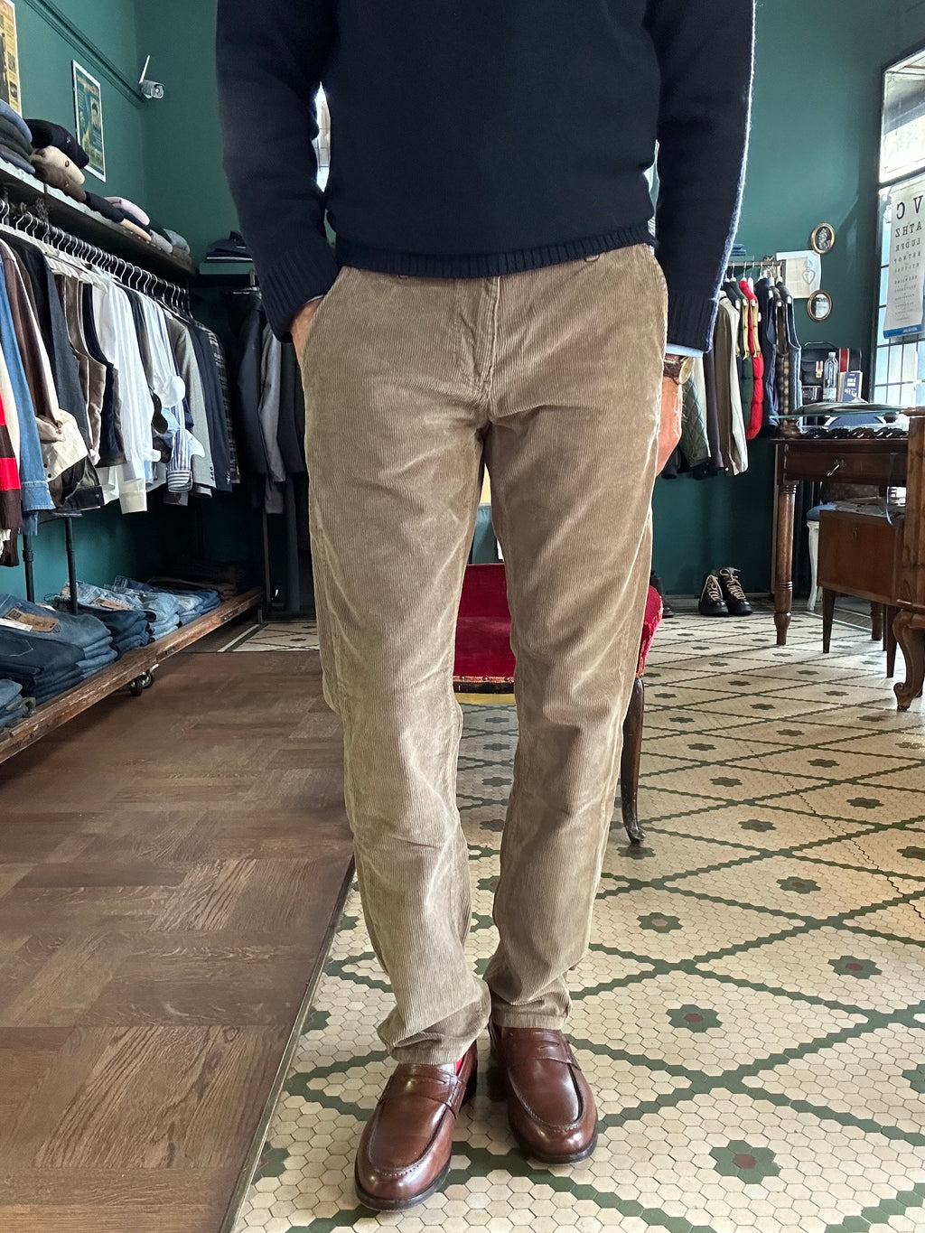 Pantalone velluto coste Tapared fit