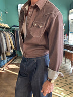 Camicia texana in denim