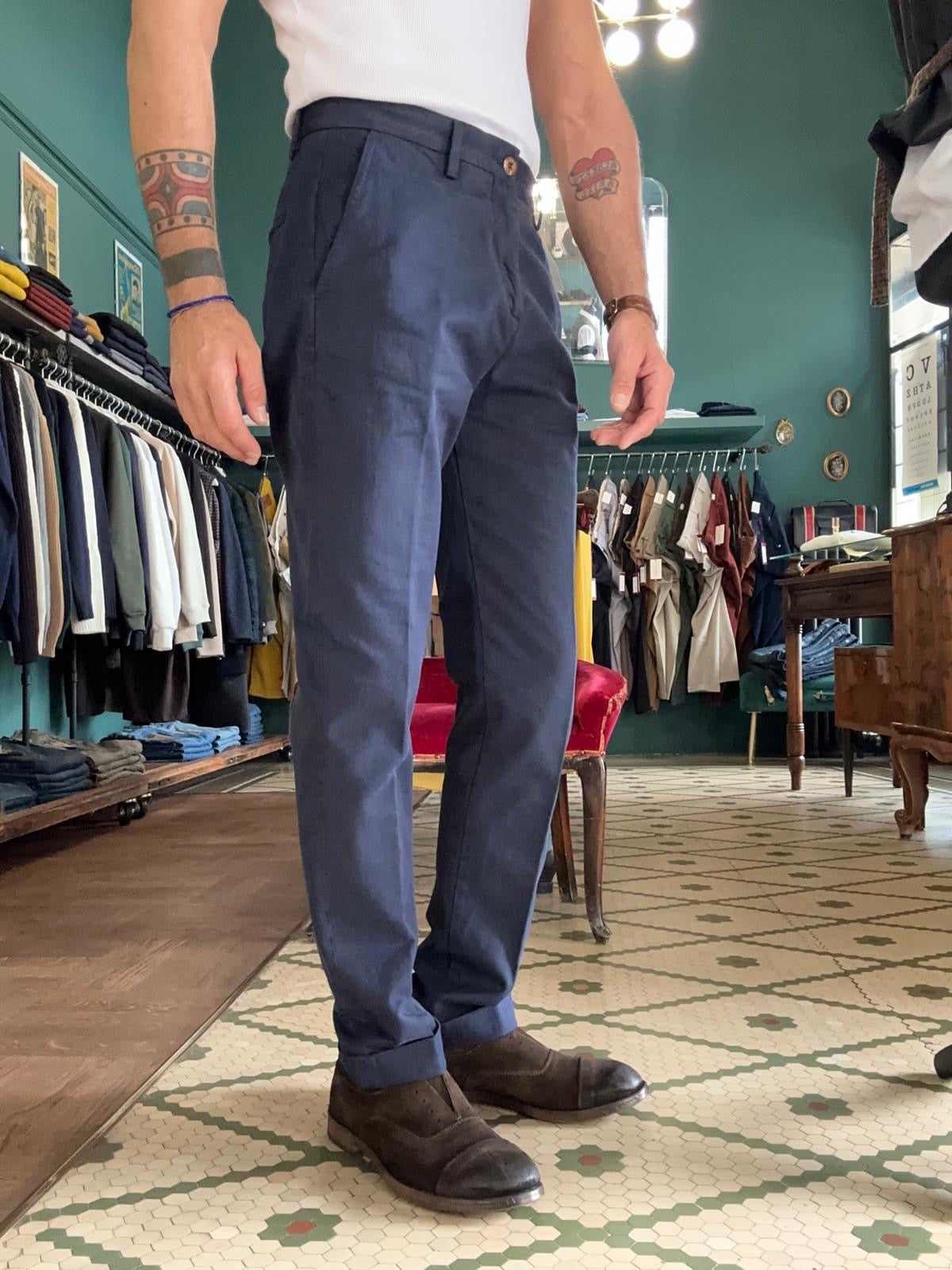 Pantaloni Telacruda lennox 138 tapered
