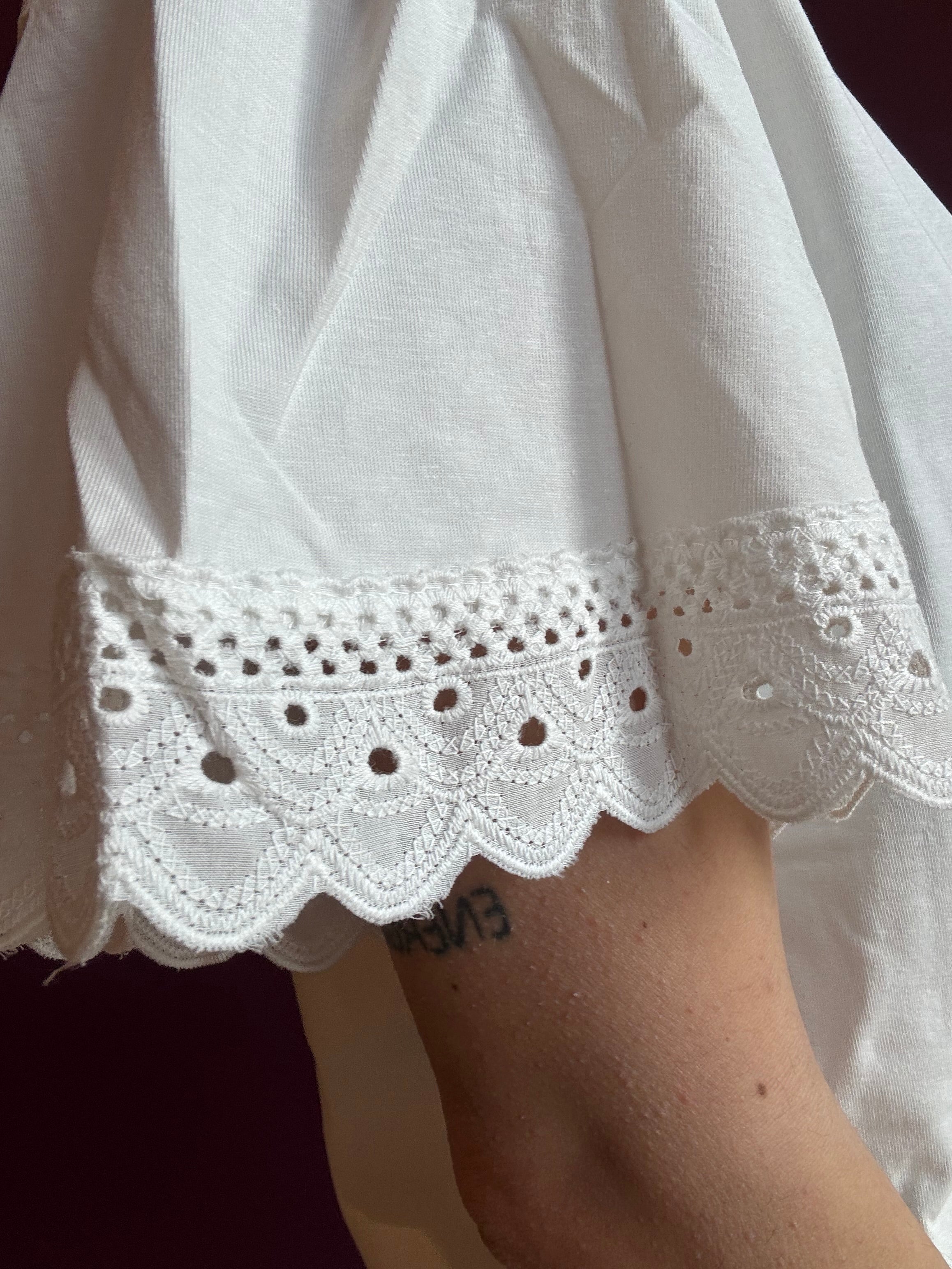 Lace detail t-shirt