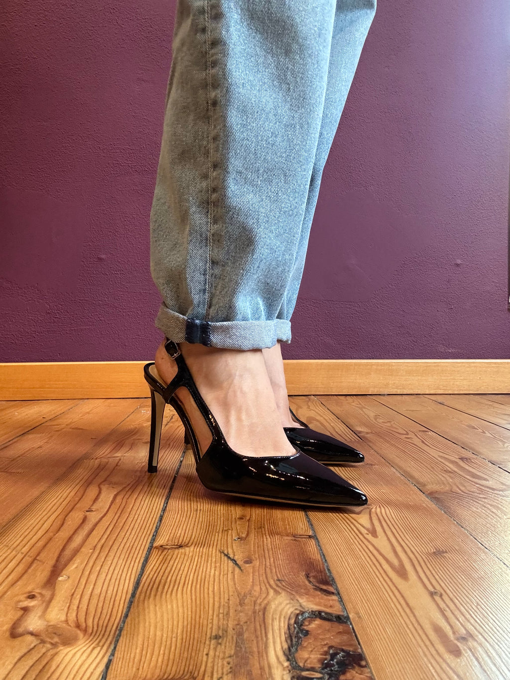 Lefabian pumps with 9 cm heel