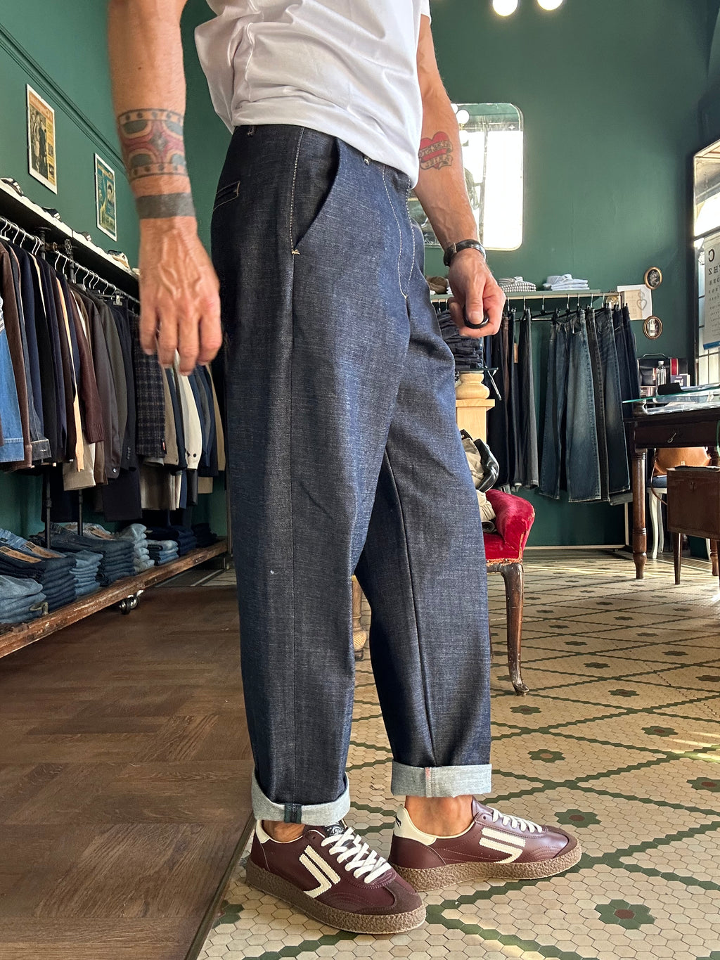 Jeans Meleda chino loose fit