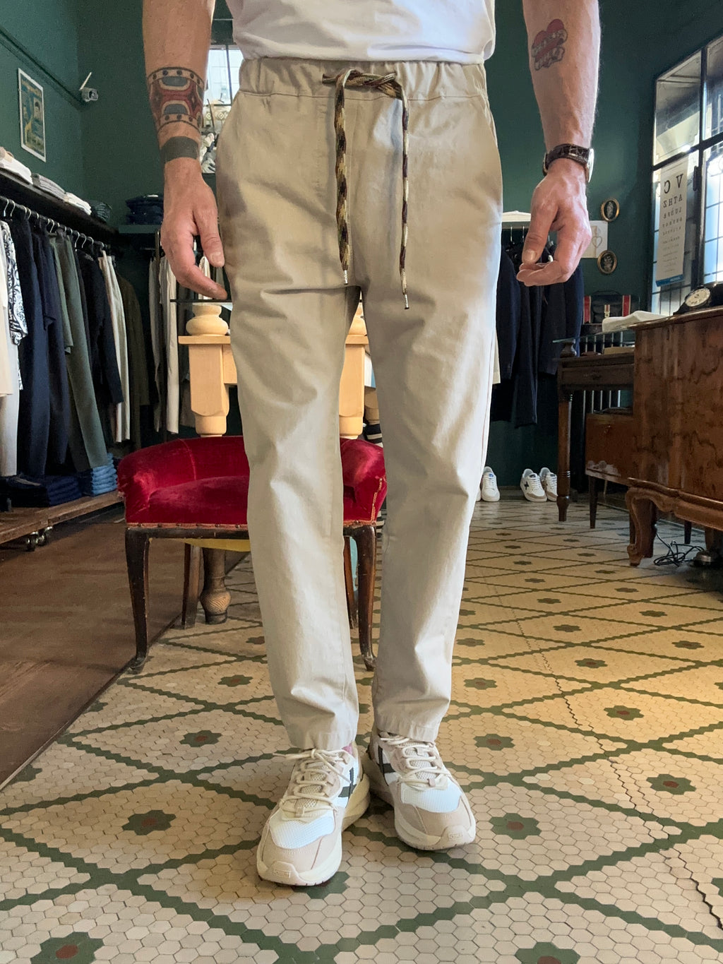 Pantalaccio in cotone operato