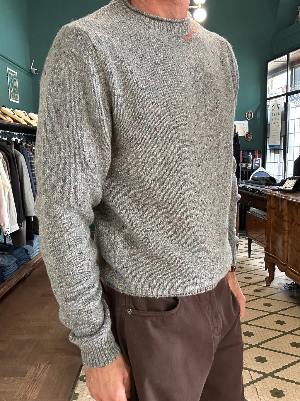 Maglione Koon misto lana puntinato