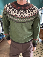 Maglione Jacquard misto lana