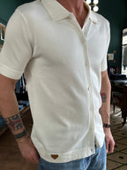 Knitted polo shirt