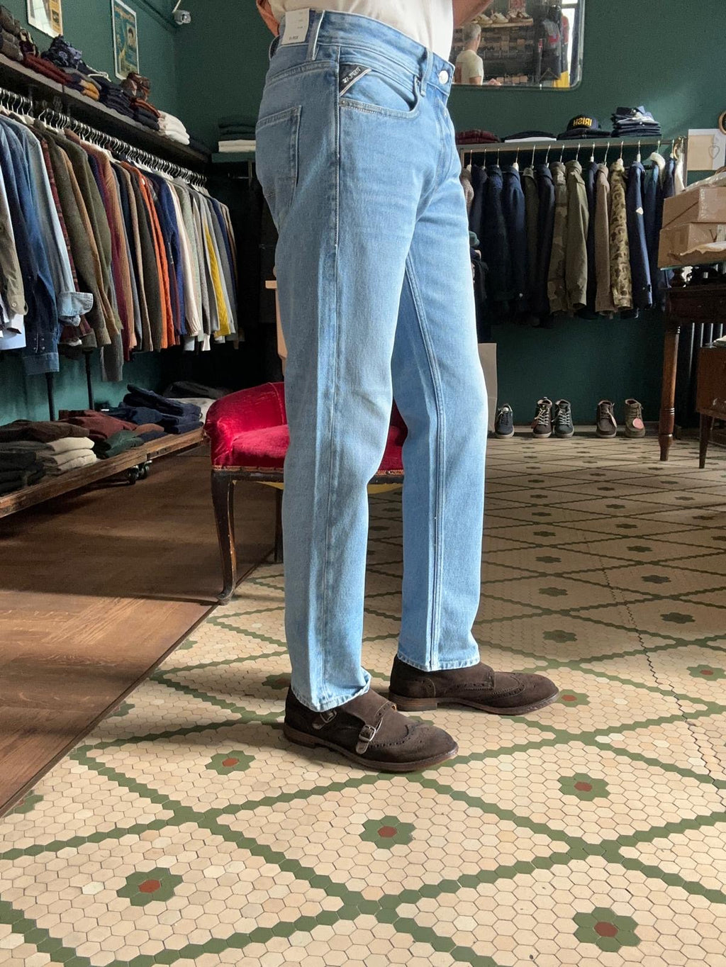 Replay Grover Straight Fit Jeans