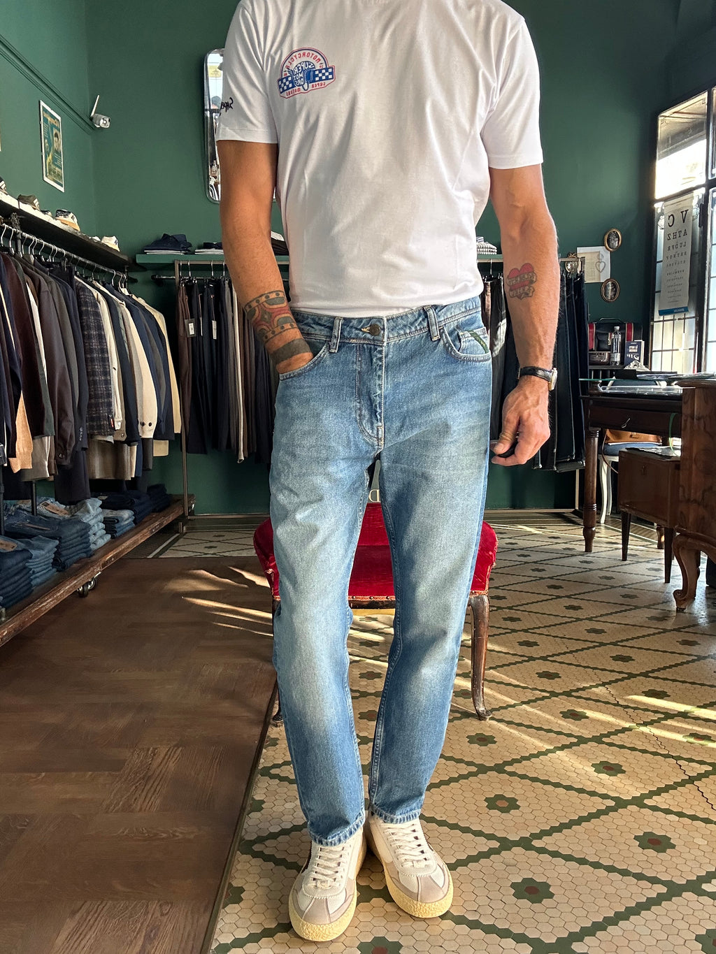 Jeans Yellowstone cropped fit