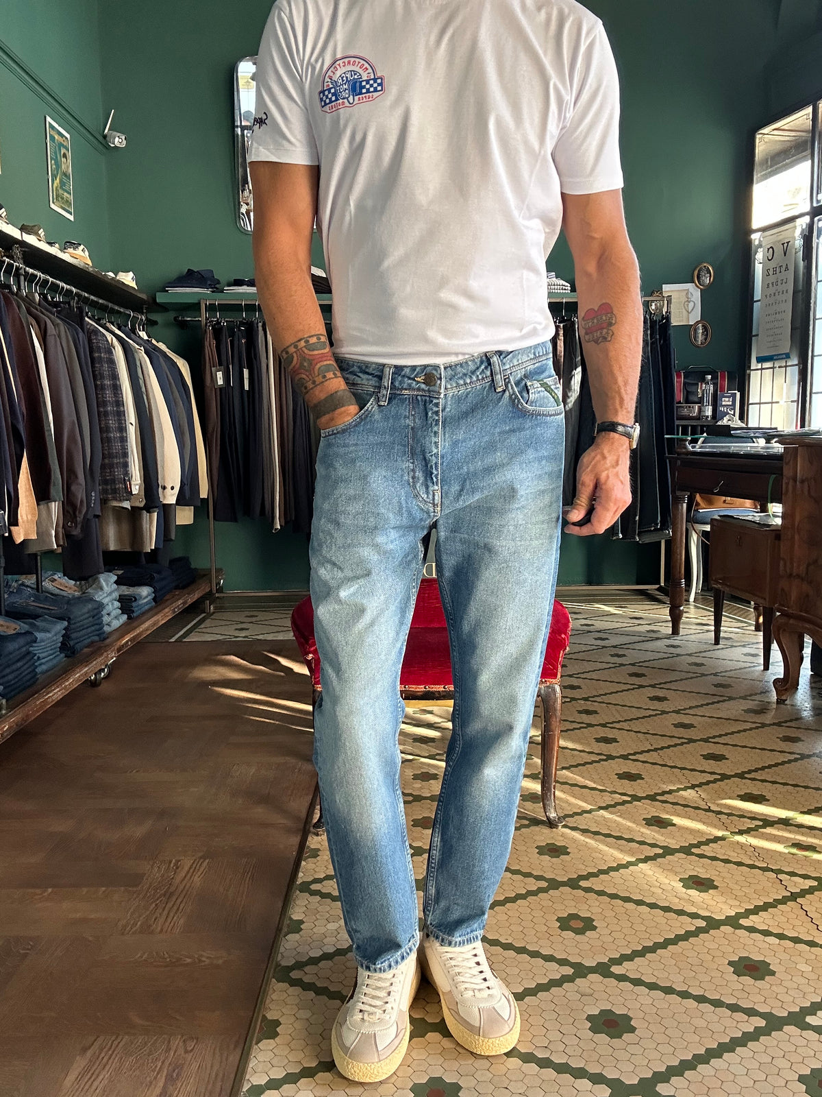 Jeans Yellowstone cropped fit