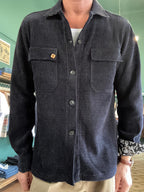 camicia casacca in velluto a coste