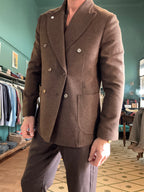 Giacca doppiopetto spigata