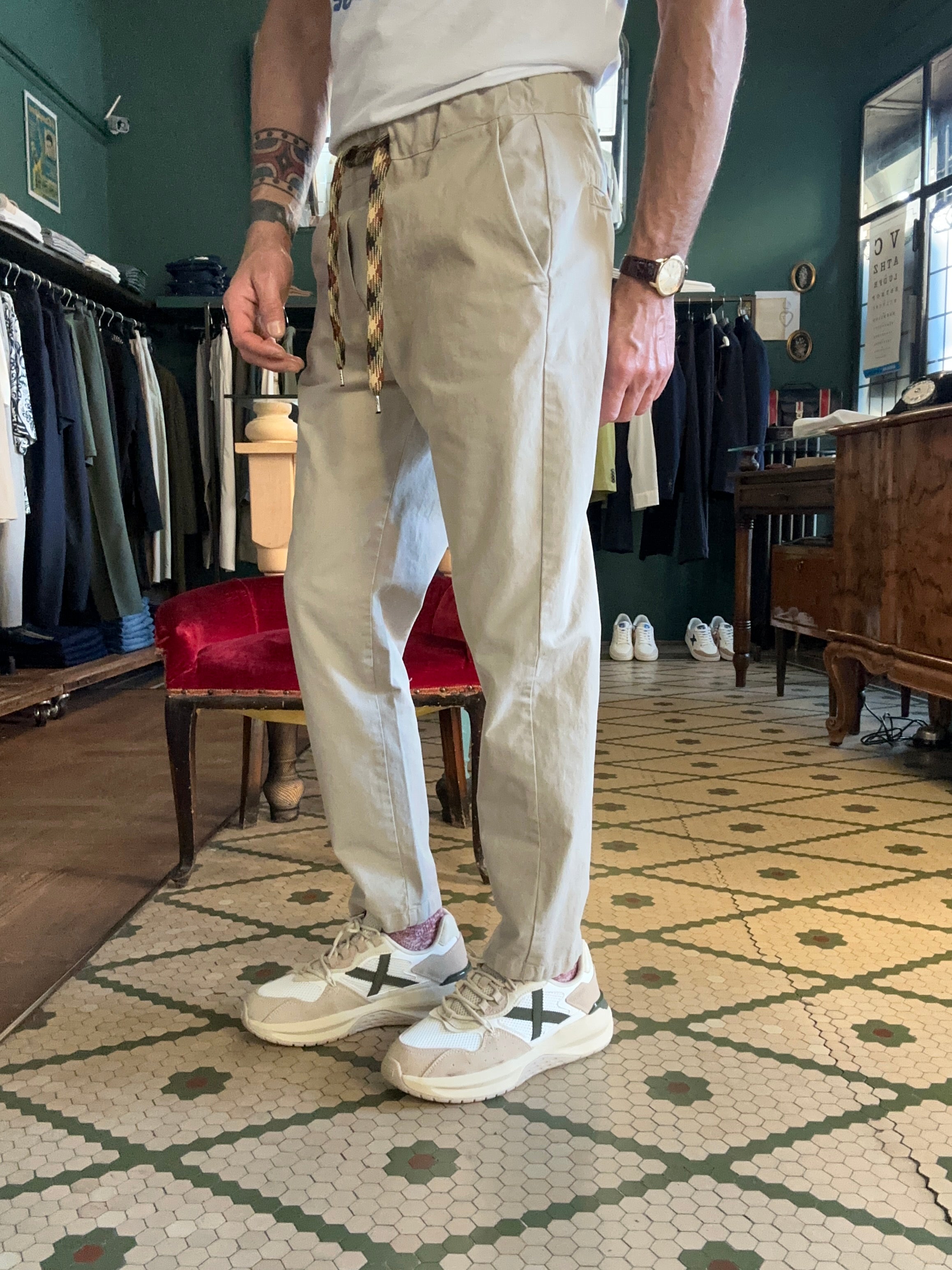 Pantalaccio in cotone operato