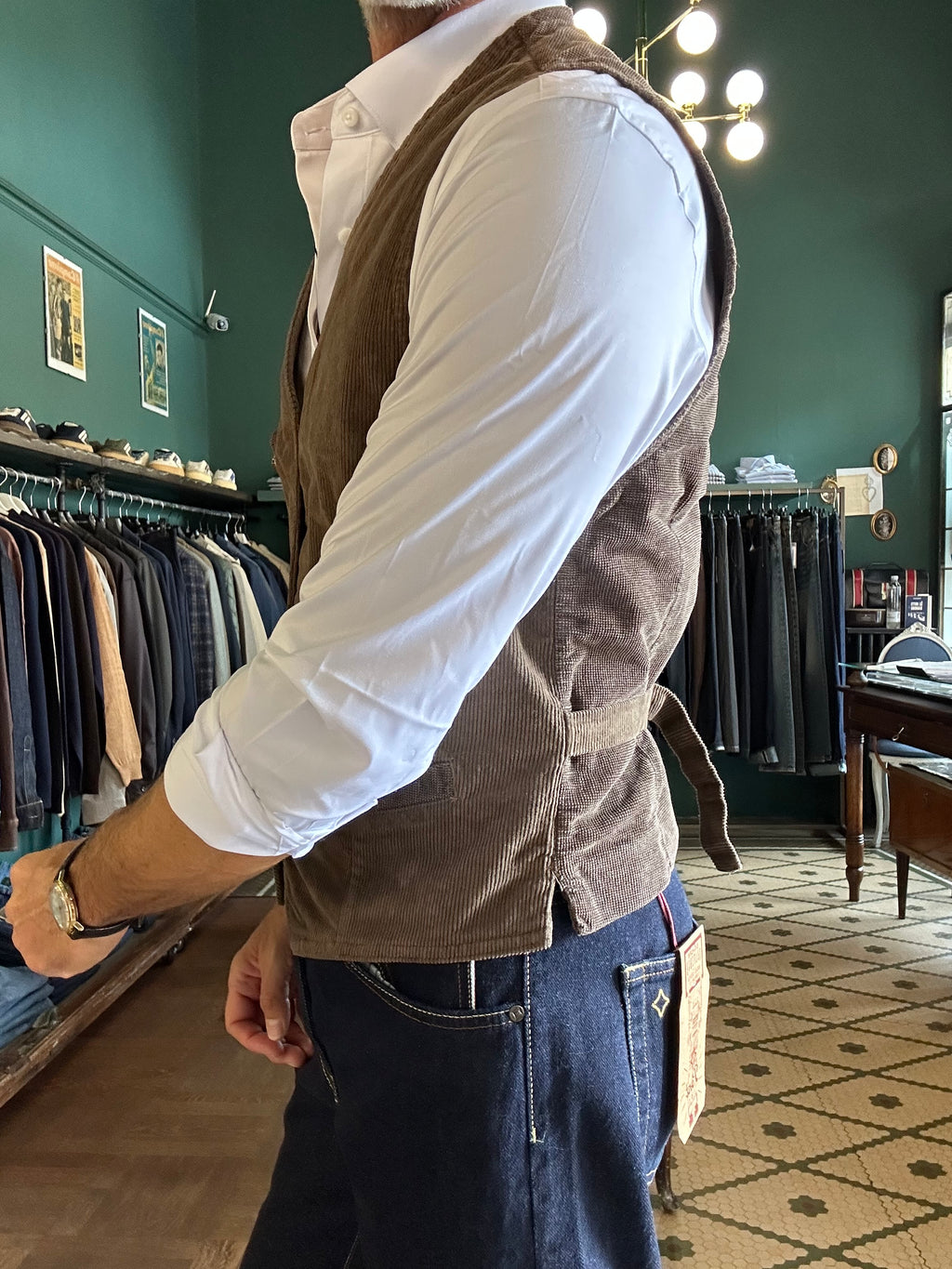 Gilet velluto a coste Garry’s Earth