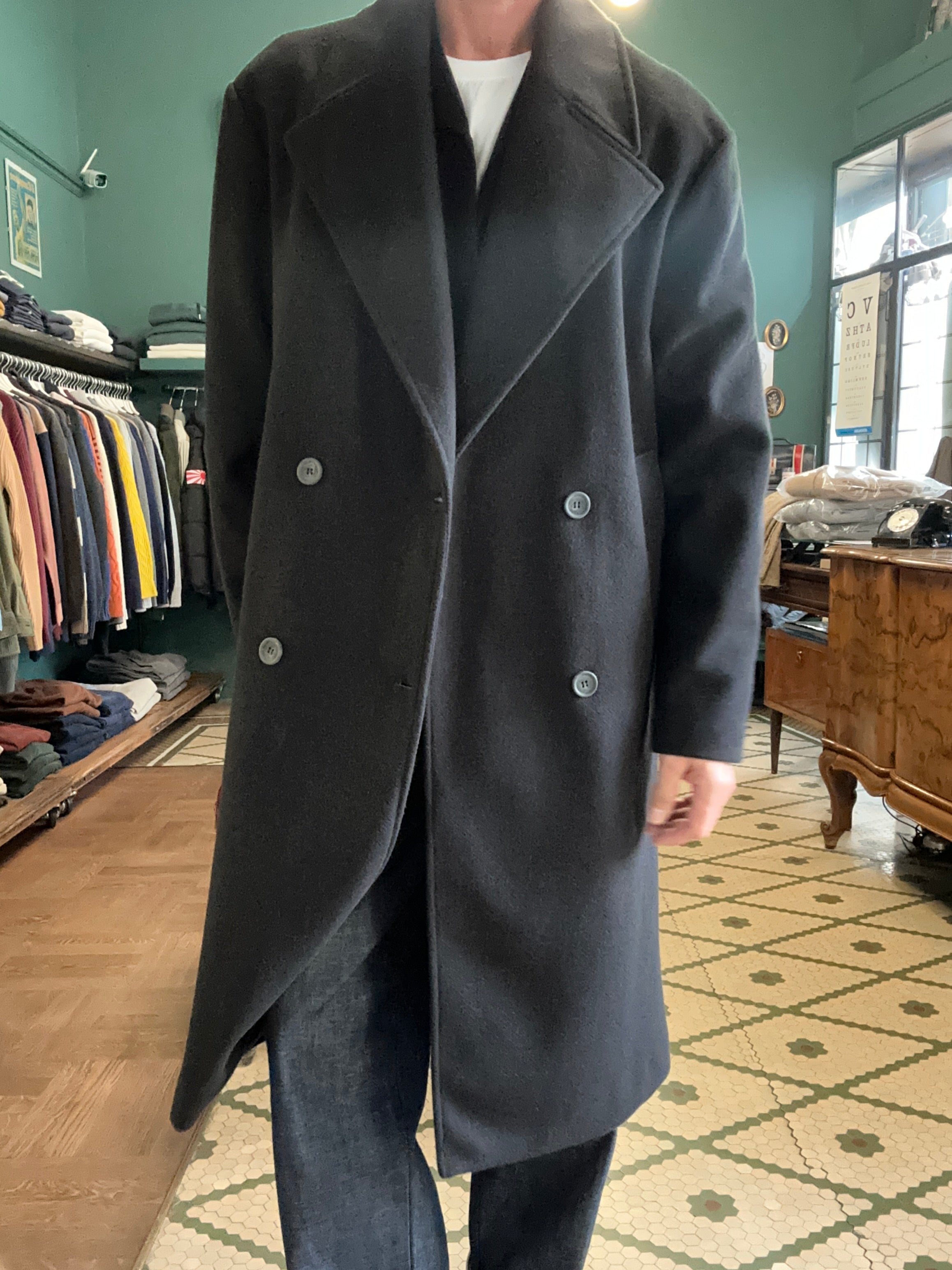 Cappotto doppiopetto oversize