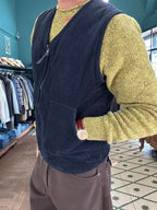 Gilet full zip velluto navajo reversibile inthebox