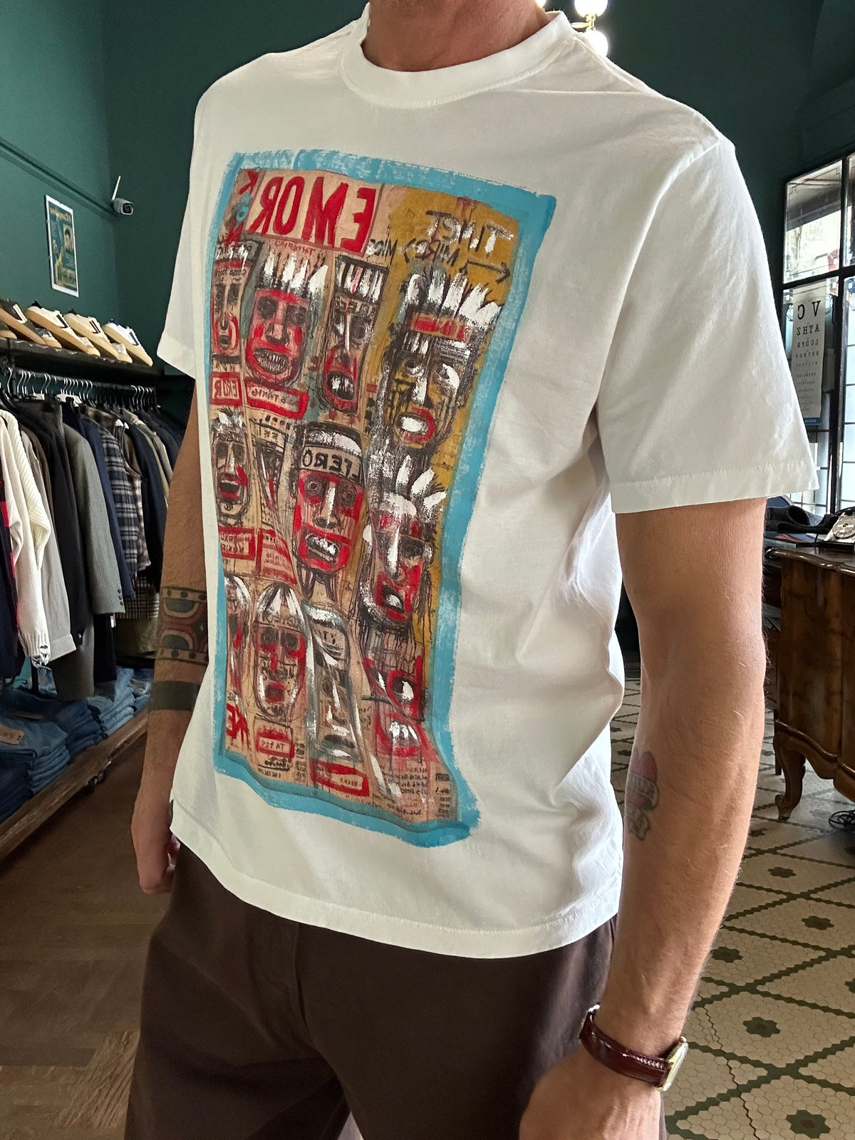 T-Shirt in cotone Koon decorata con stampa