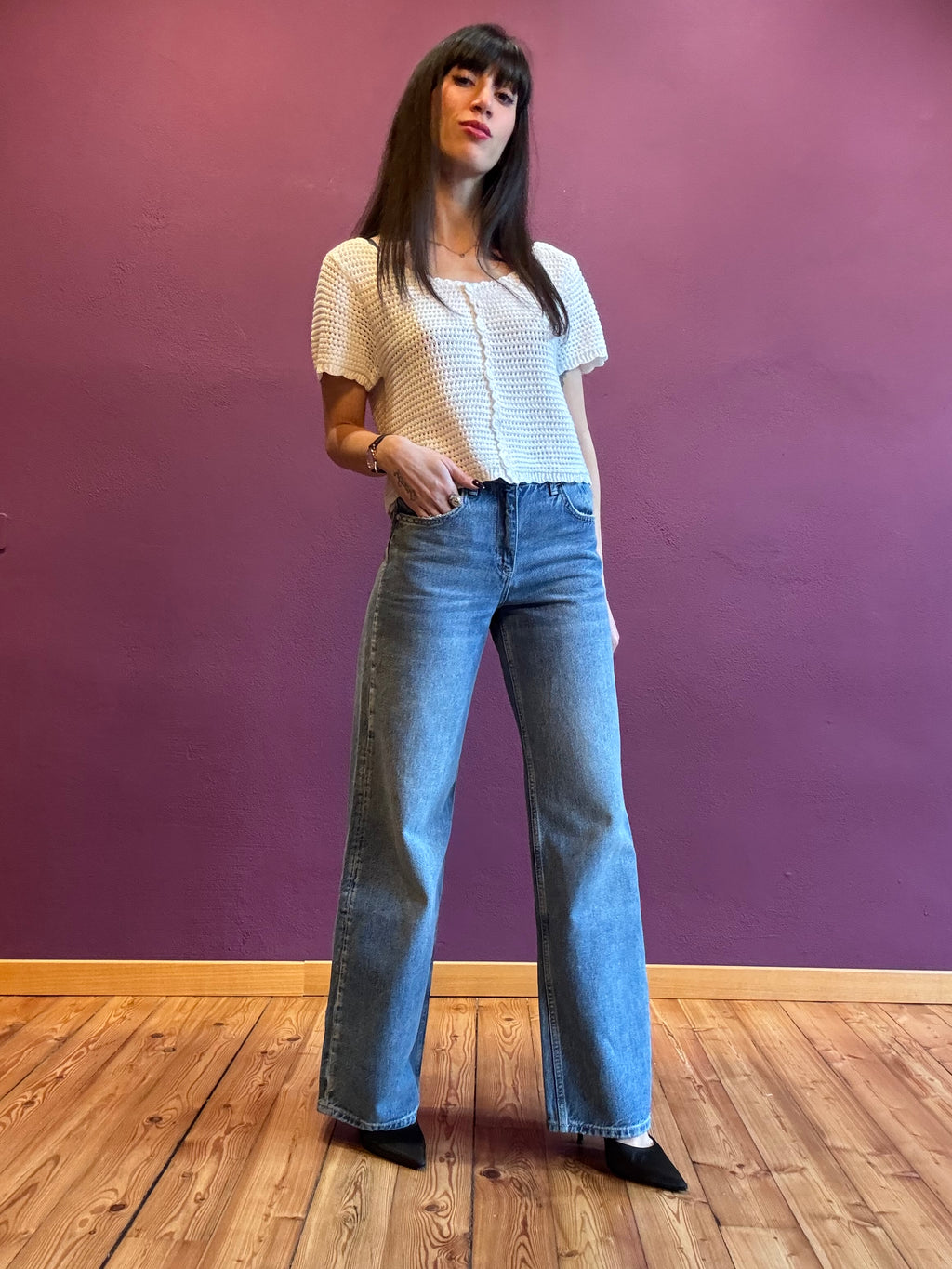 Jeans relaxed straight leg