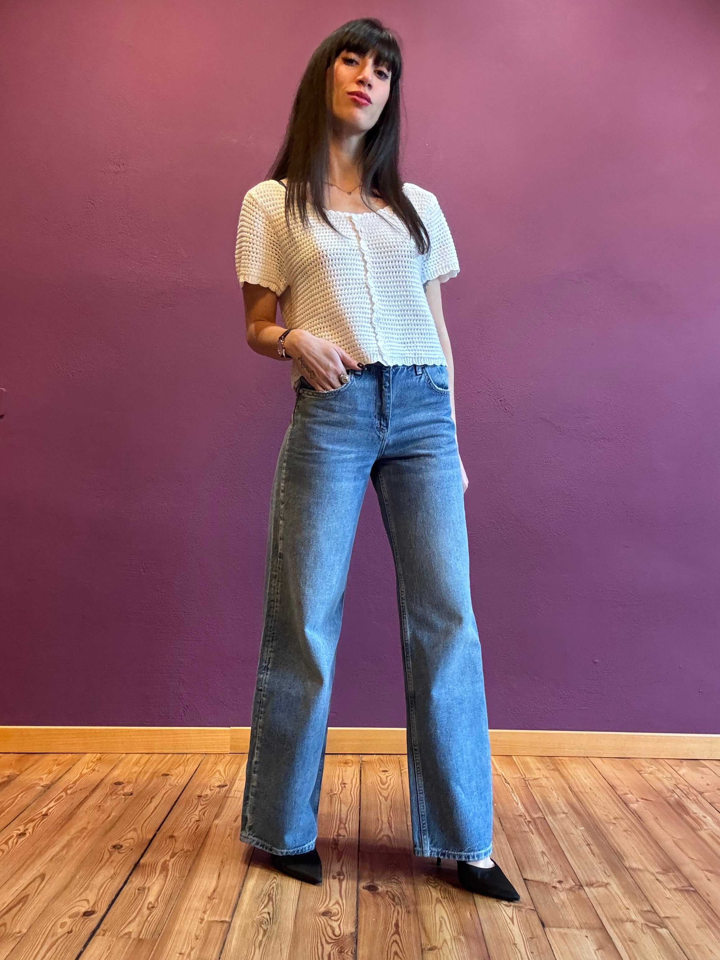 Jeans relaxed straight leg