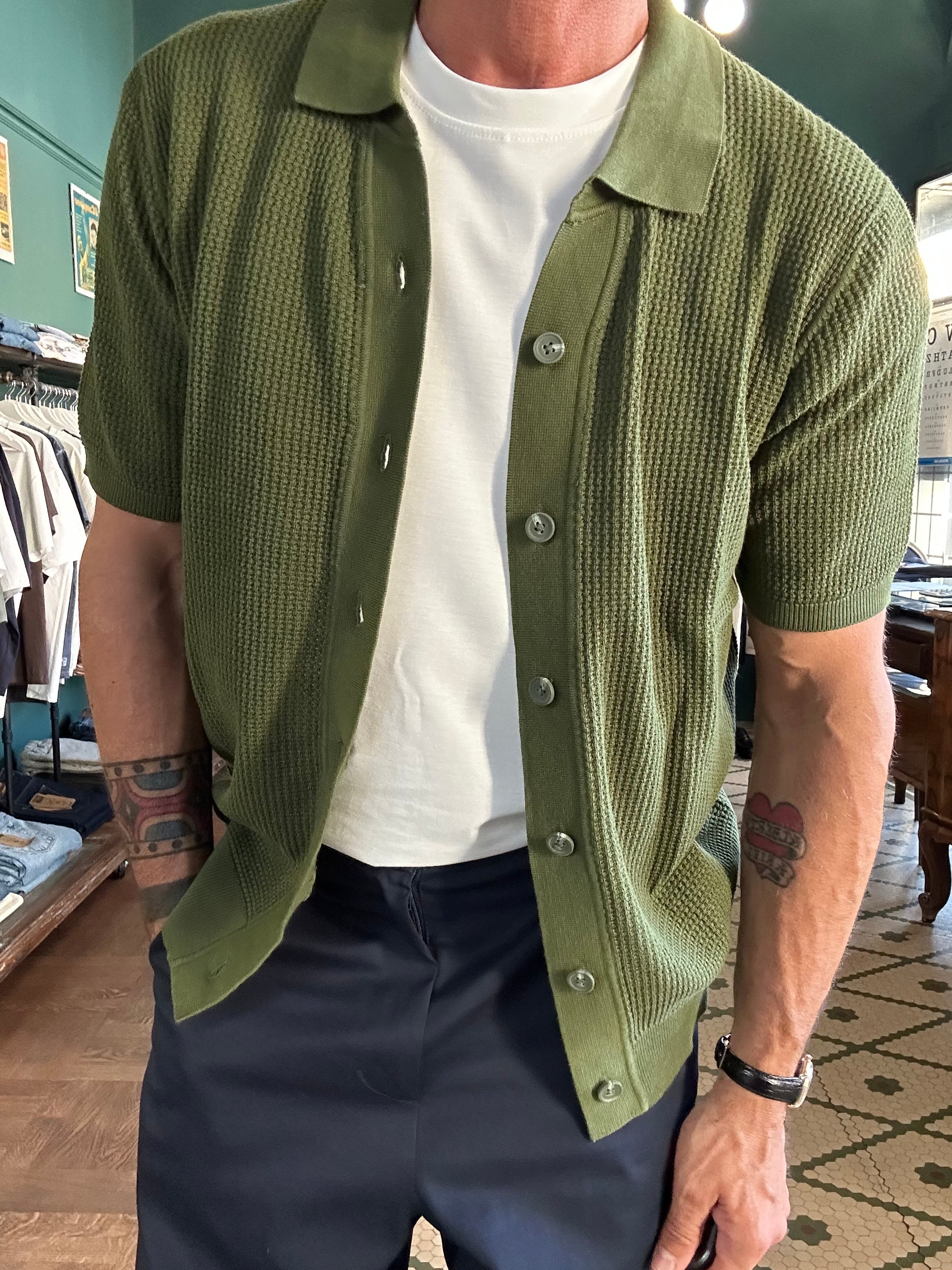 Polo camicia 100% cotone